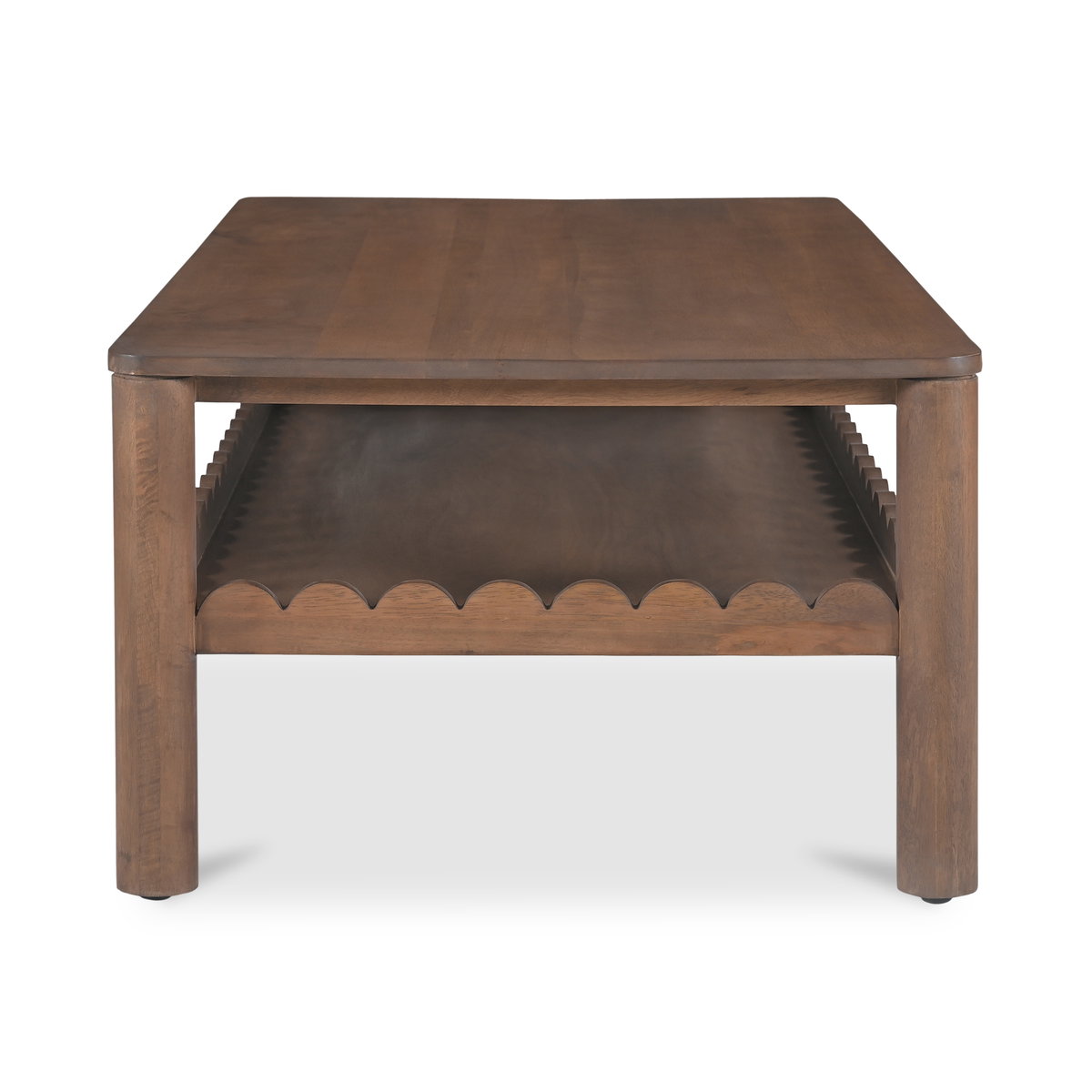 Wiley Coffee Table Vintage Brown, by Moe's Home, 52" width x 16" height x 25.5" depth View 3