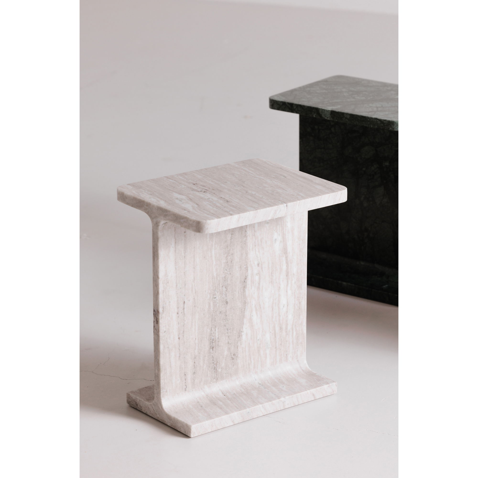 Tullia Accent Table Taupe, Side & End Table by Moe's Home, 15" width x 18" height x 12" depth View 8
