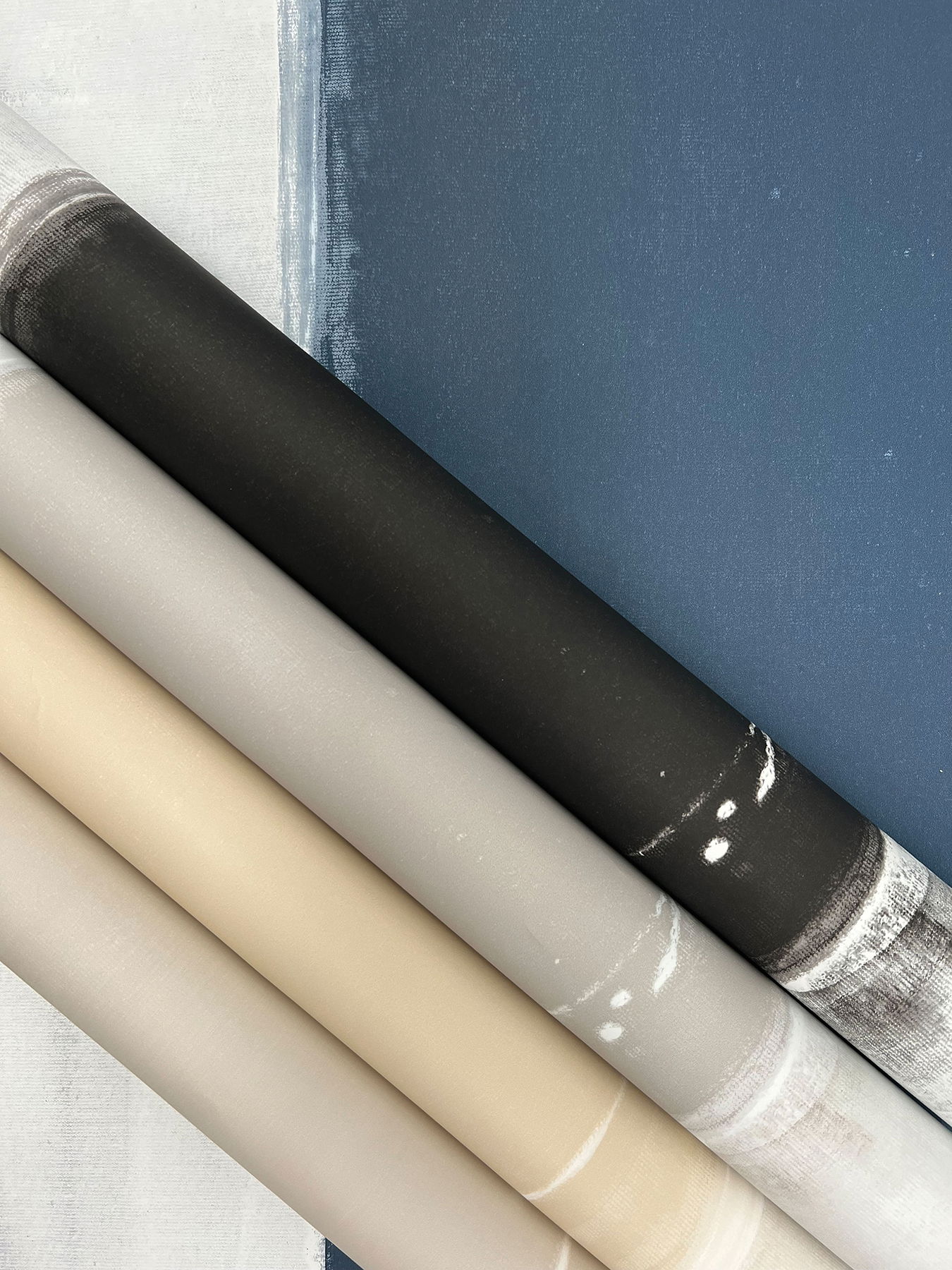 Ink Wash Navy Wallpaper large image 