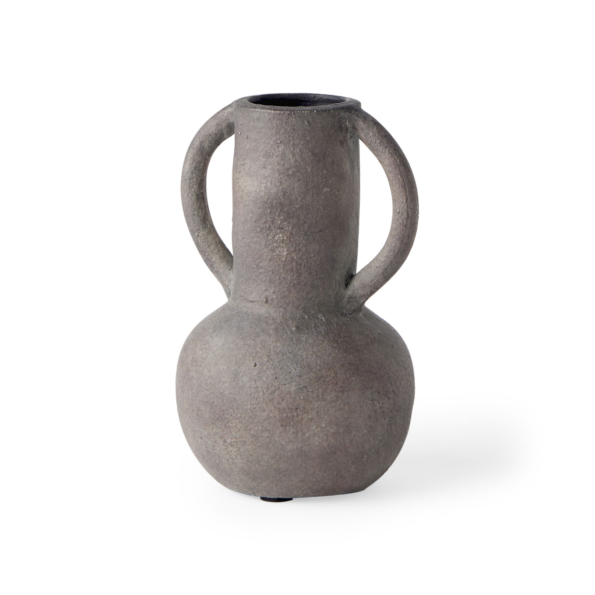 Armani 6.7H Brown-Gray Double Ear Vase large image 