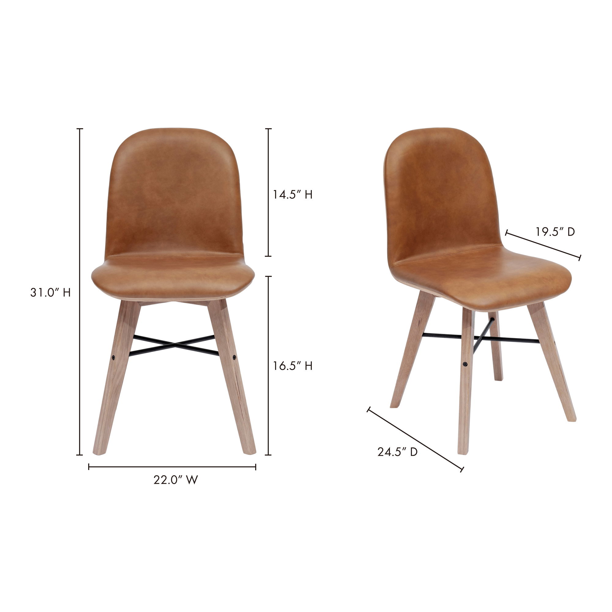 Napoli Dining Chair - Set Of Two large image 