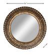 Mistral Wall Mirror, by Sarreid, 56" length x 3" width x 56" height thumbnail 10