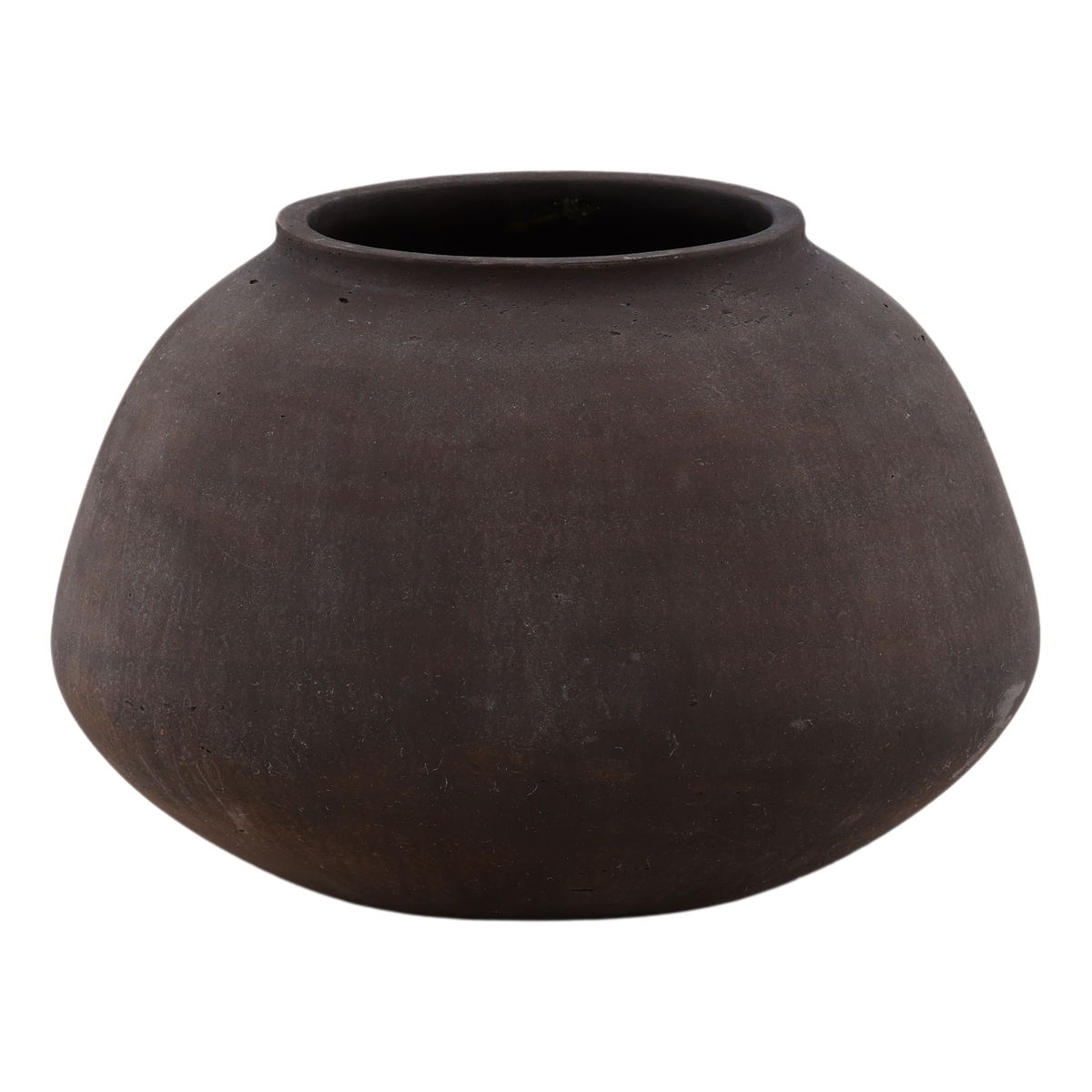 Nodal Vase Brown, Decor by Dovetail, 12.3" width x 8.3" height x 12.2" diameter x 12.3" depth View 1