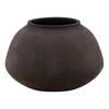 Nodal Vase Brown, Decor by Dovetail, 12.3" width x 8.3" height x 12.2" diameter x 12.3" depth thumbnail 1
