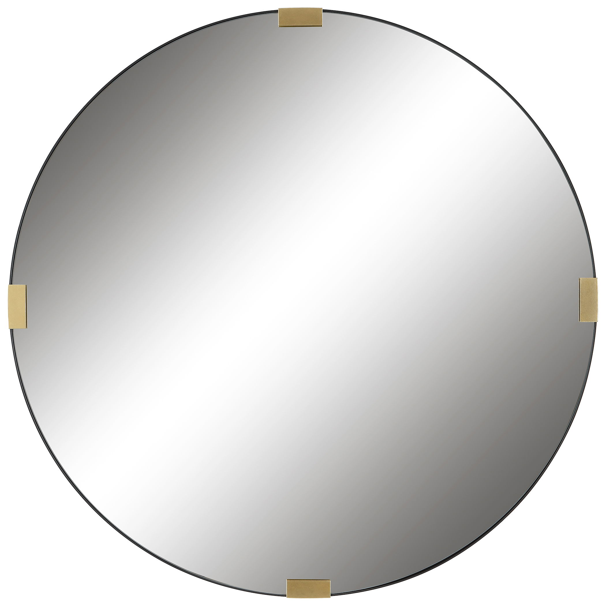 Clip Modern Round Mirror large image 