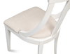 Deco Side Chair Cortina White Taupe, by Sarreid, 1'9" length x 1'8" width x 3'3" height thumbnail 3