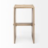 Aida Backless 30in Seat Bar Stool | Light Brown, Counter & Bar Stool by Mercana, 18.5" length x 14" width x 30" height thumbnail 5
