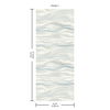 Currents Blue Wall Mural thumbnail 4