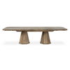 Caledon Reclaimed Oak Dining Table, Furniture by Uttermost, 114" width x 30" height x 40" depth thumbnail 1