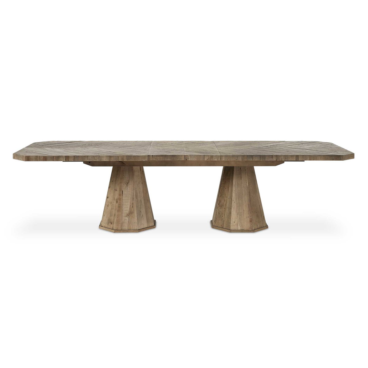 Caledon Reclaimed Oak Dining Table, by Uttermost, 114" width x 30" height x 40" depth View 1