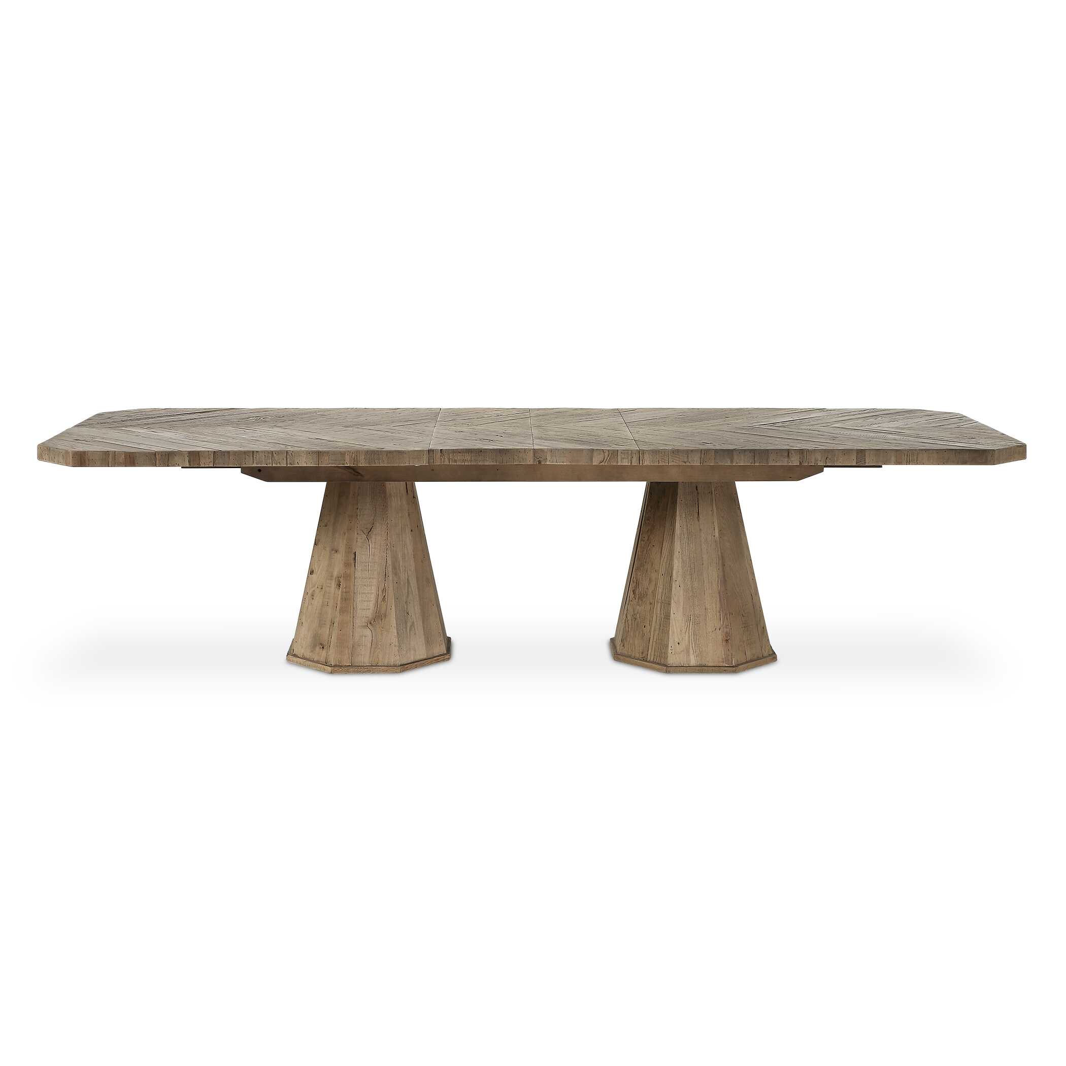 Caledon Reclaimed Oak Dining Table large image 