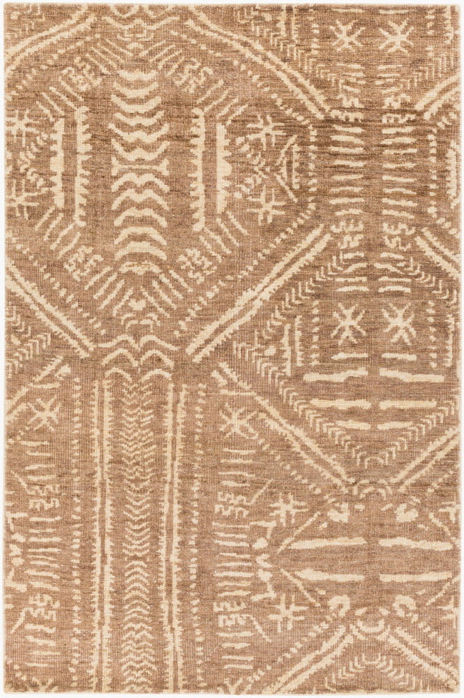 Mandela Handmade Rug, by Surya, 6' length x 4' width