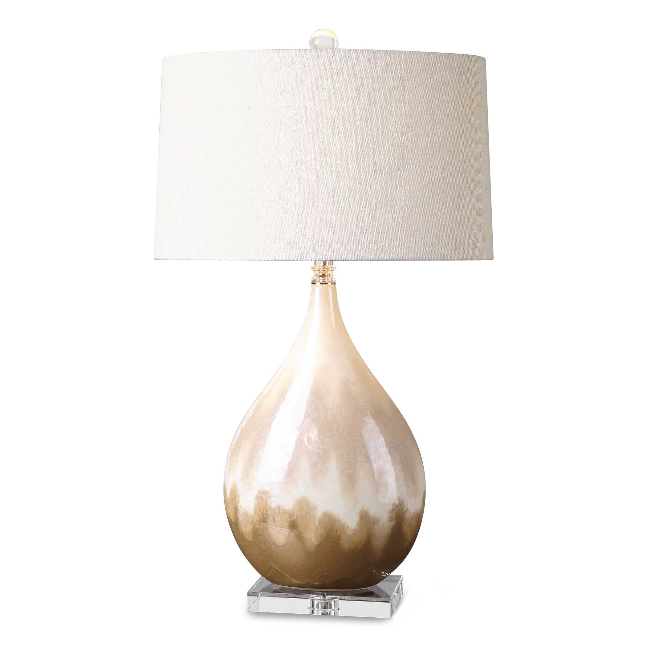 Flavian Glazed Ceramic Lamp large image 