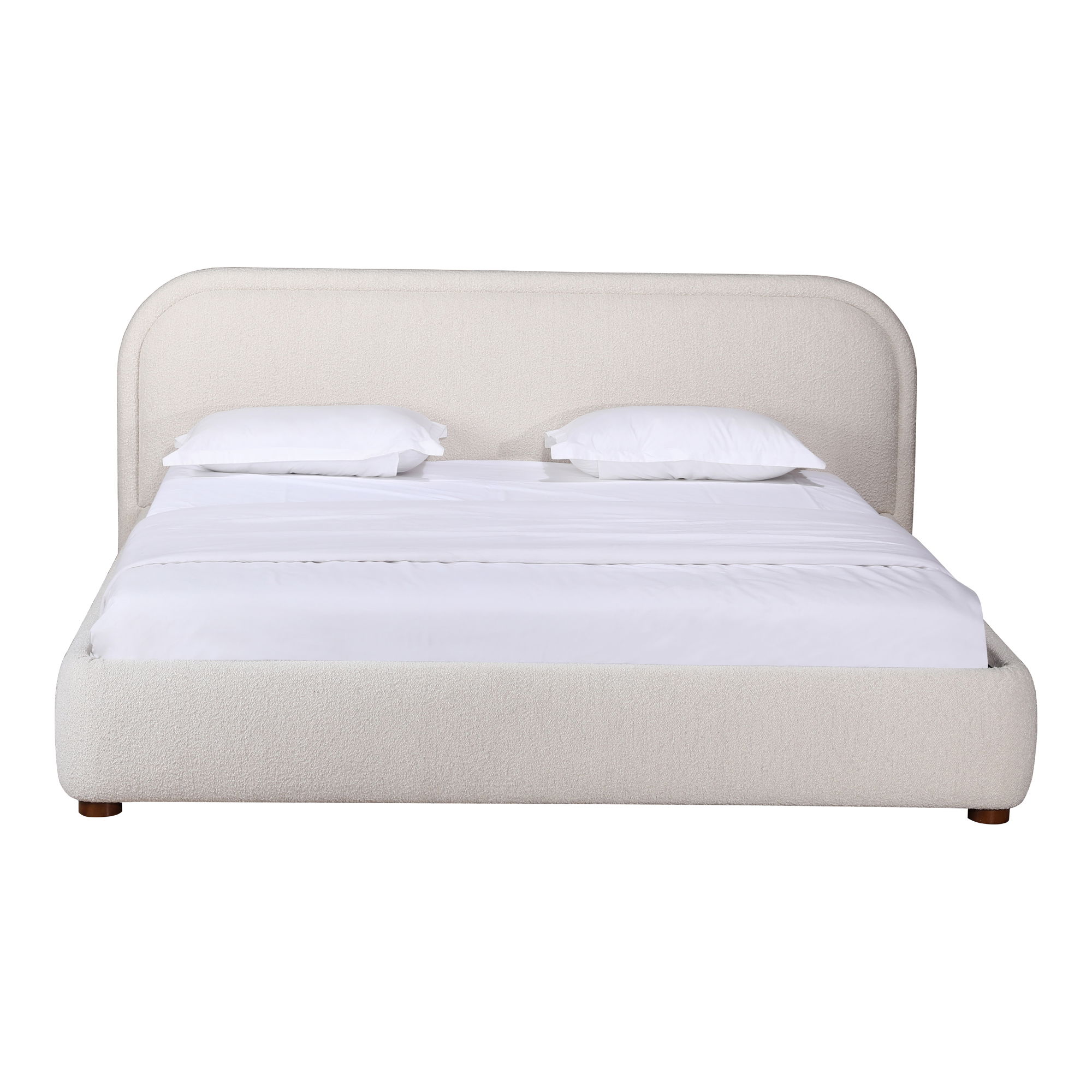 Colin Queen Bed, by Moe's Home, 70" width x 40" height x 86" depth View 3