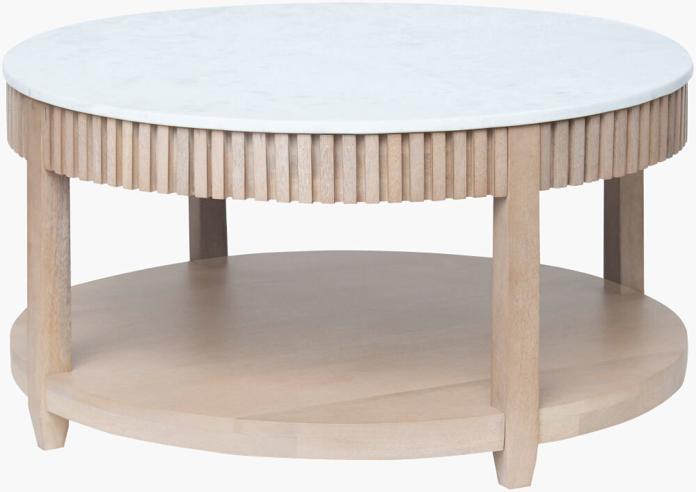 Rosemary Coffee Table, by Surya, 32" width x 17" height