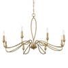 Corella 8 Light Chandelier, Pendant by Uttermost, 23" height x 40" diameter thumbnail 4