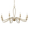 Corella 8 Light Chandelier, Pendant by Uttermost, 23" height x 40" diameter thumbnail 4