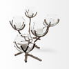 Vine II Distressed Gold Metal Creeper Five Candle Table Candle Holder thumbnail 2