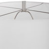 Loop White Glaze Table Lamp, by Uttermost, 1'4" width x 2'1" height x 1'4" depth thumbnail 8