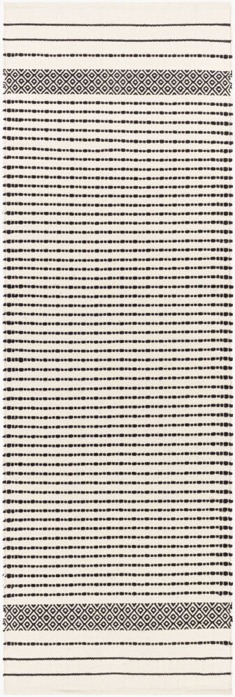 Osasuna Handmade Rug, by Surya, 8' length x 2'6" width