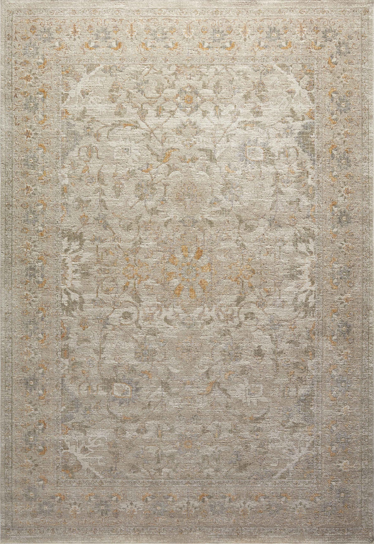 Chris Loves Julia x Loloi Rosemarie Rug, 5' length x 5' width View 1