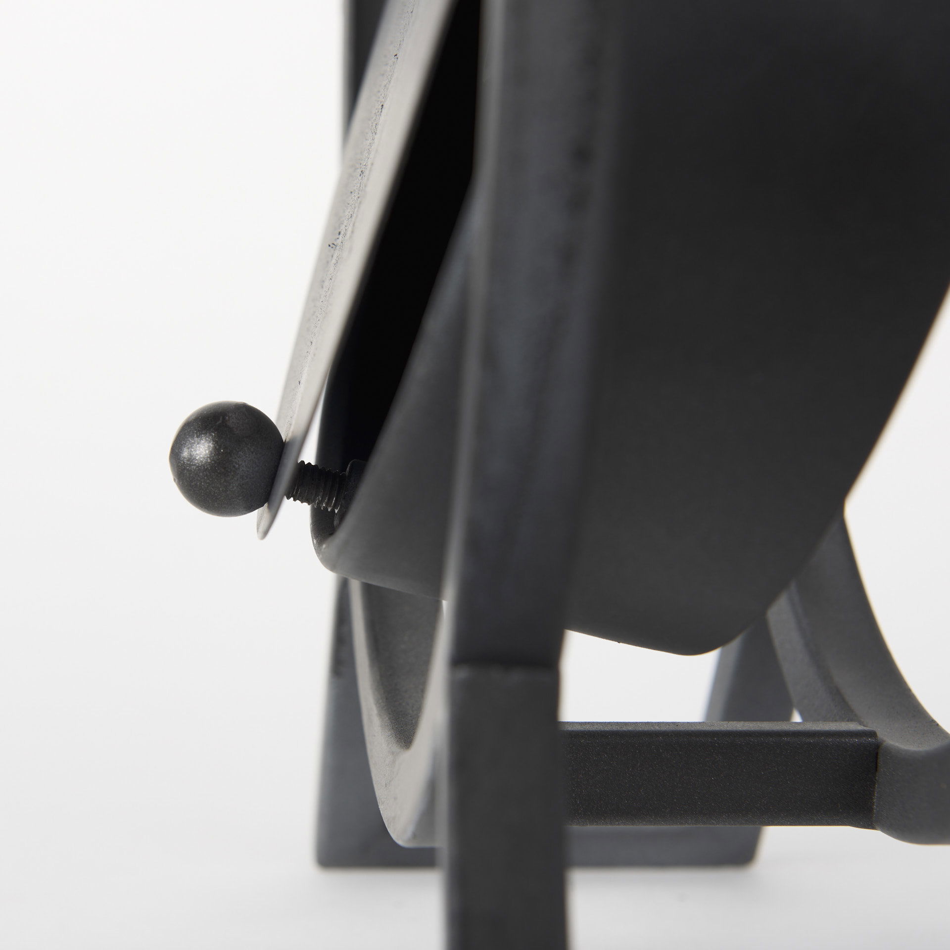 Gaston Gray Metal Circular Table Clock large image 