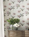 Large Parrot Tulip Neutral Peel & Stick Wallpaper thumbnail 1