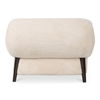 Devlin Lounge Chair Cream Faux Fur, Accent Chair by Moe's Home, 40.55" width x 29.5" height x 40.16" depth thumbnail 5