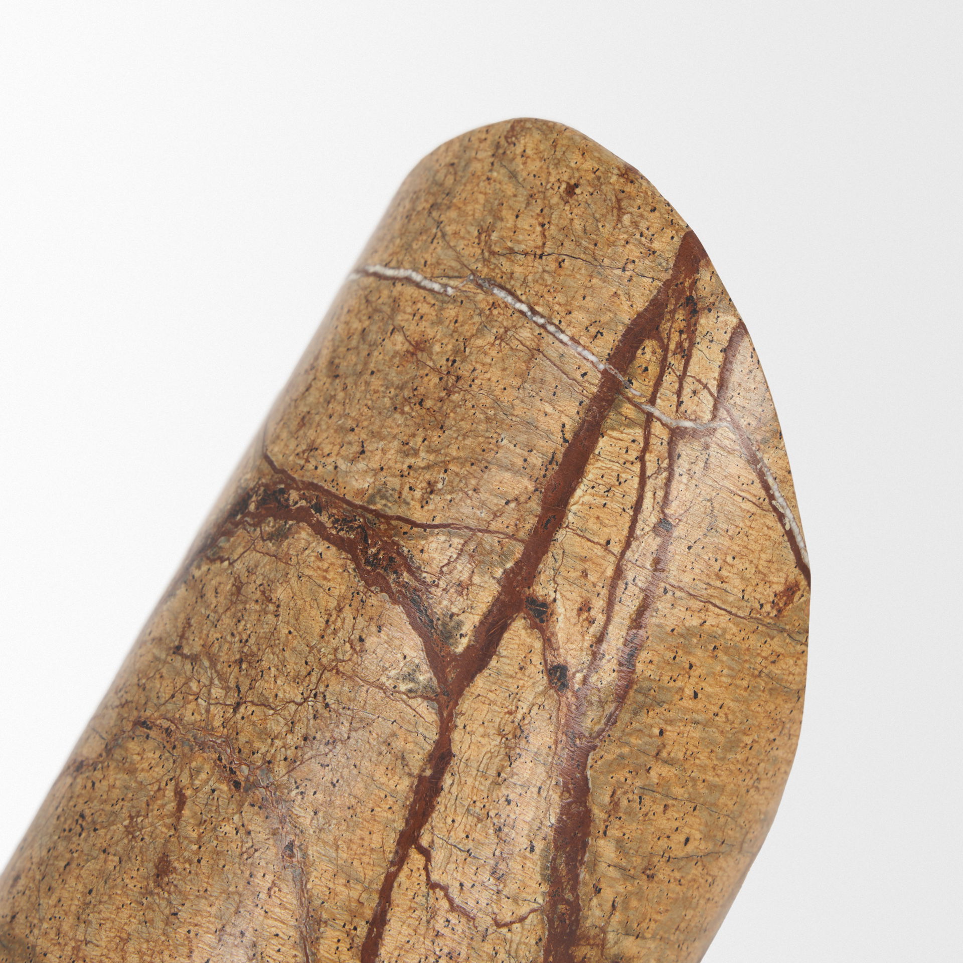 Rahima Brown Forest Marble Angled Bookends, by Mercana, 10.23" length x 3.15" width x 4.75" height View 7