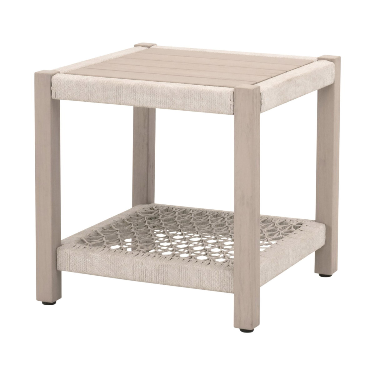 Wrap Outdoor End Table, Side & End Table by Essentials for Living, 21.5" width x 21" height x 21.5" depth View 2