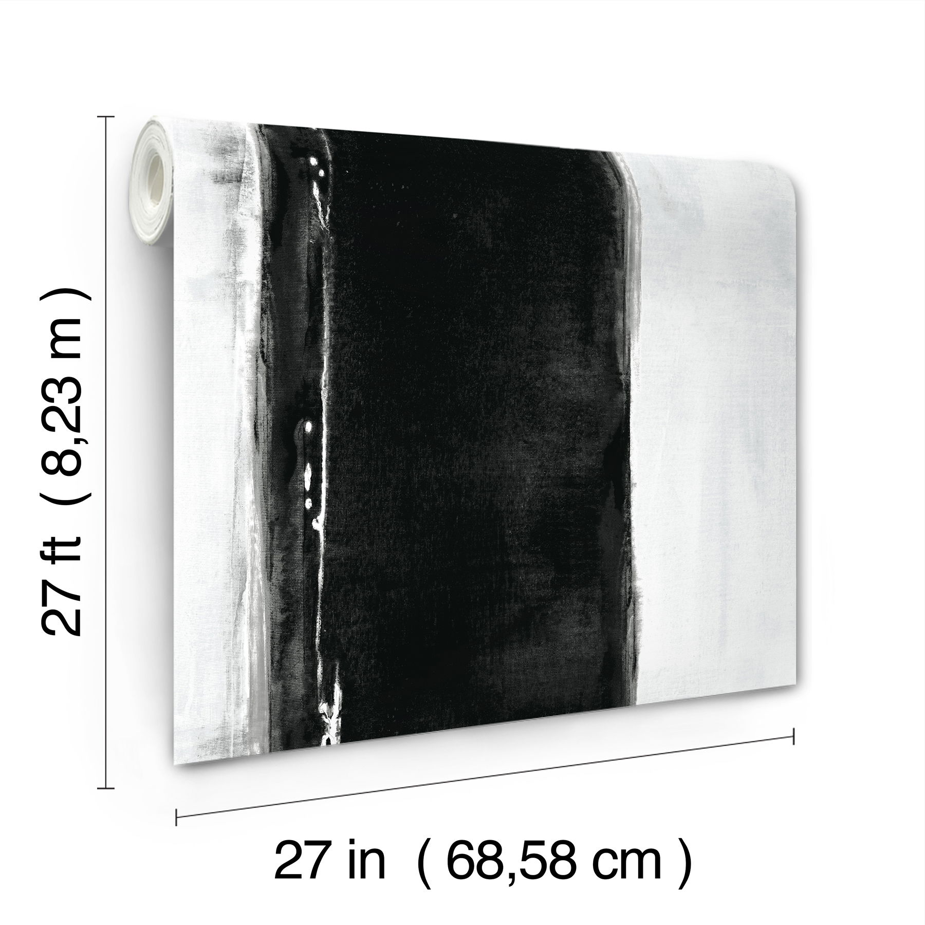 Ink Wash Black Wallpaper large image 