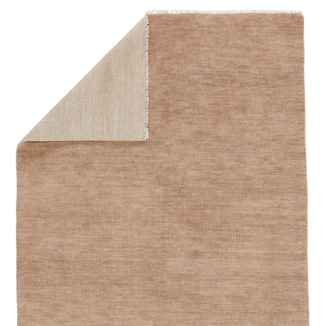 Jaipur Living Origin SAG04 Handknotted Solid Taupe Area Rug (6'x9') large image 
