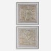 Unpredictable Hand Painted Canvases Set/2, Art by Uttermost, 31" width x 31" height x 2" depth thumbnail 1