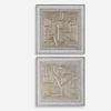 Unpredictable Hand Painted Canvases Set/2, Painting by Uttermost, 31" width x 31" height x 2" depth thumbnail 1