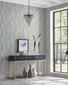 Shape Shifter Blue Wallpaper, by York Wall, 27' length x 2'3" width x 0.02" depth thumbnail 2