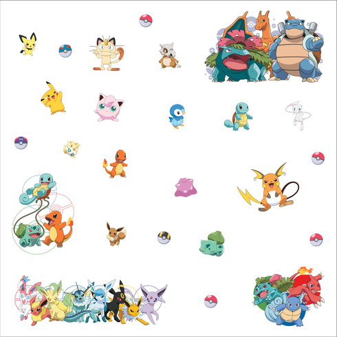 PokÃ©mon Favorite Character Wall Decals