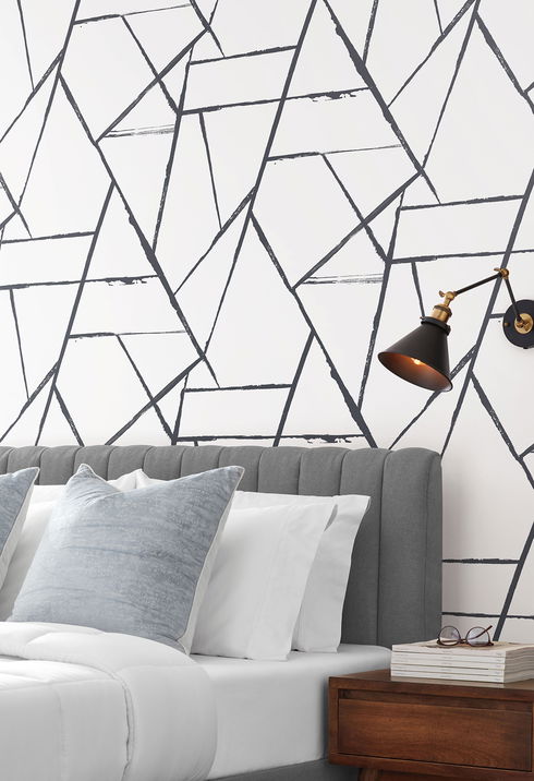 Intersect Black Wallpaper