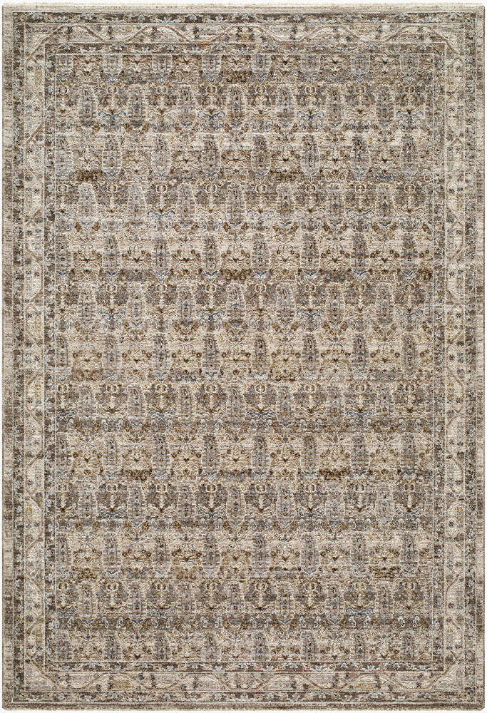 Arda Machine Woven Rug, by Surya, 7'4.58" length x 4'11.84" width