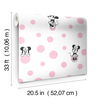 Minnie Dots Pink Wallpaper, by York Wall, 33' length x 1'8.5" width x 0.02" depth thumbnail 6