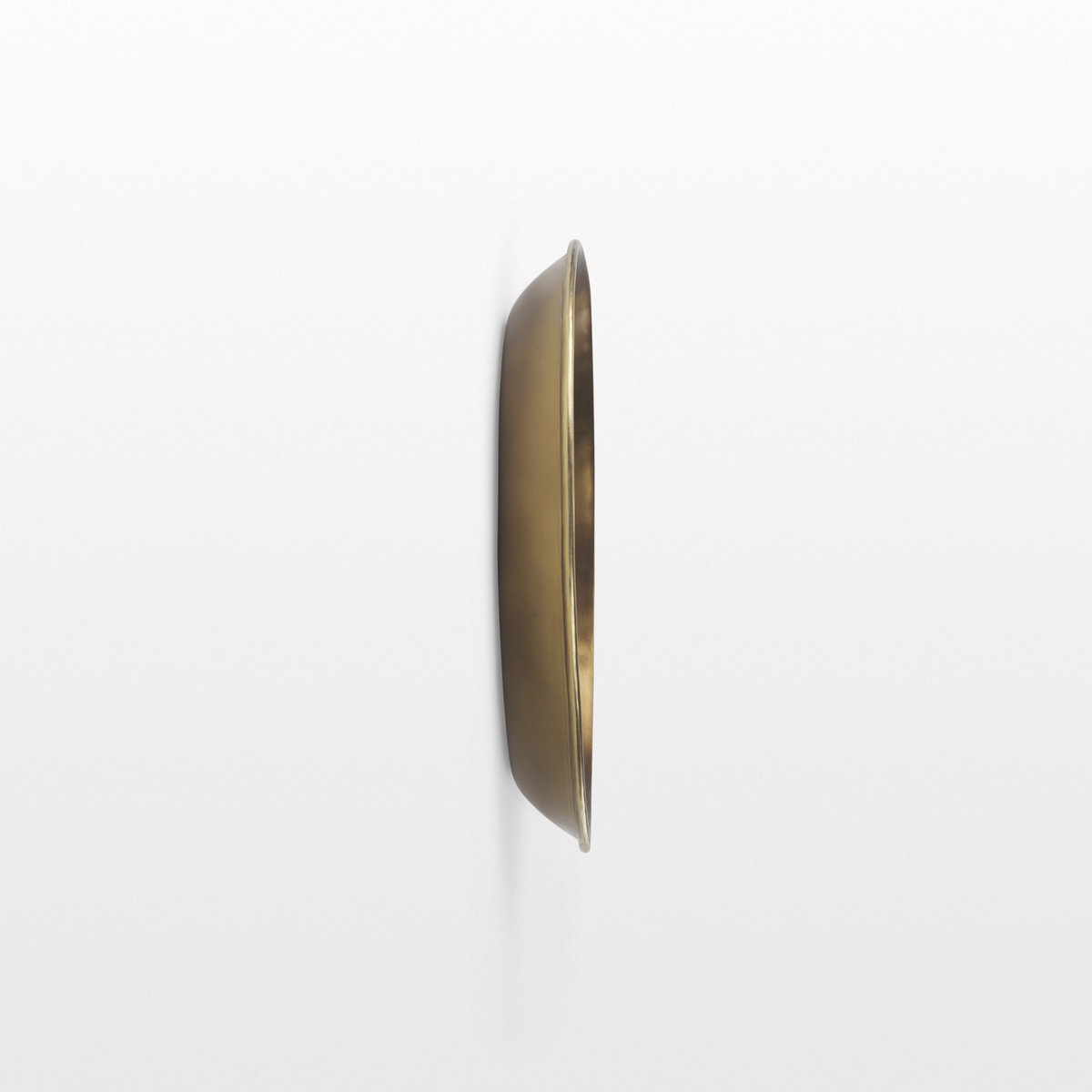 Eagan  Brass Aluminium Tray Small, Decorative Tray by Mercana, 16" length x 16" width x 1.5" height View 5
