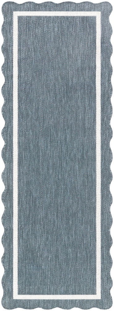 Miami Beach Machine Woven Rug, by Surya, 7'2.61" length x 2'7.5" width