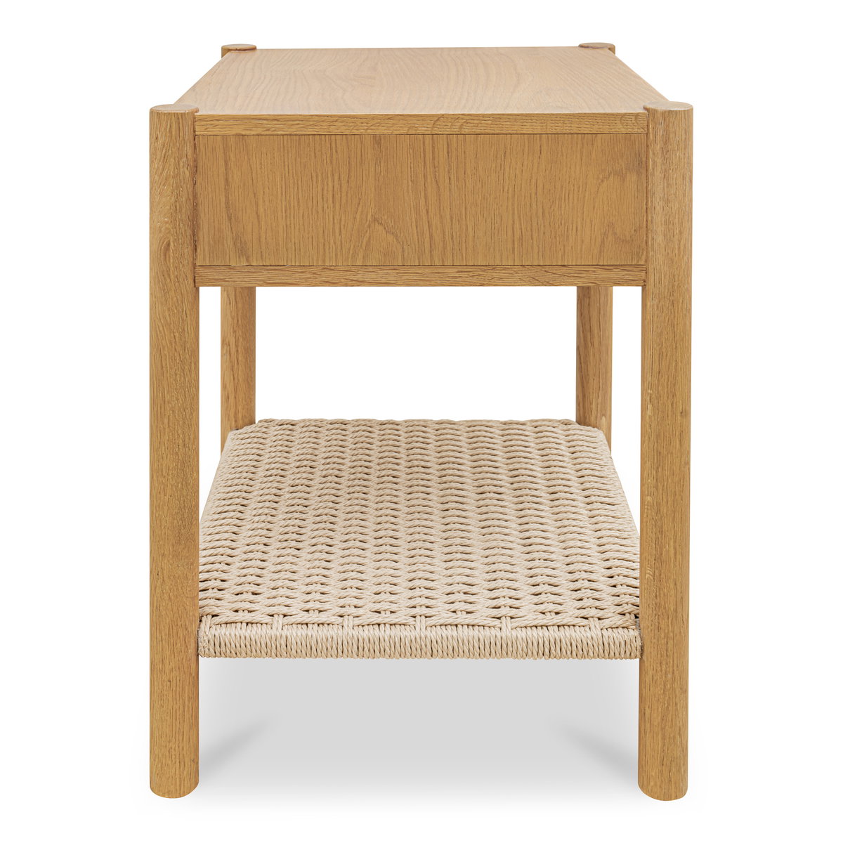 Millie Nightstand Natural, by Moe's Home, 19.69" width x 23.62" height x 17.72" depth View 3