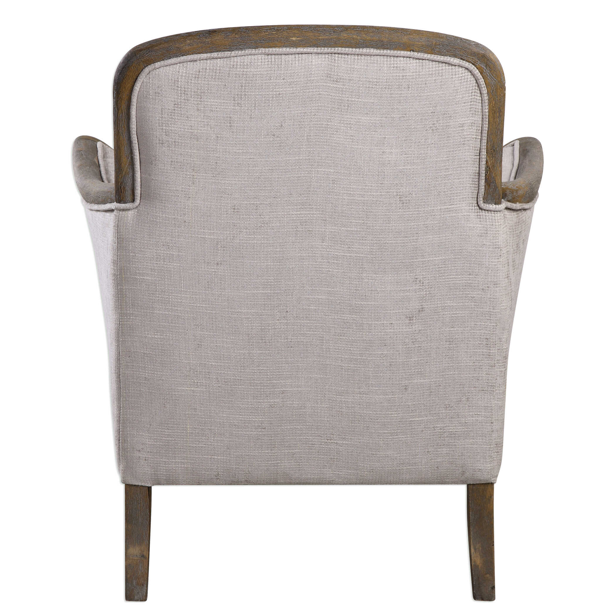 Brittoney Taupe Armchair, Furniture by Uttermost, 32" width x 35" height x 30.5" depth View 6