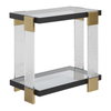 Bendena Modern Side Table, Side & End Table by Uttermost, 25" width x 24" height x 15.5" depth thumbnail 5