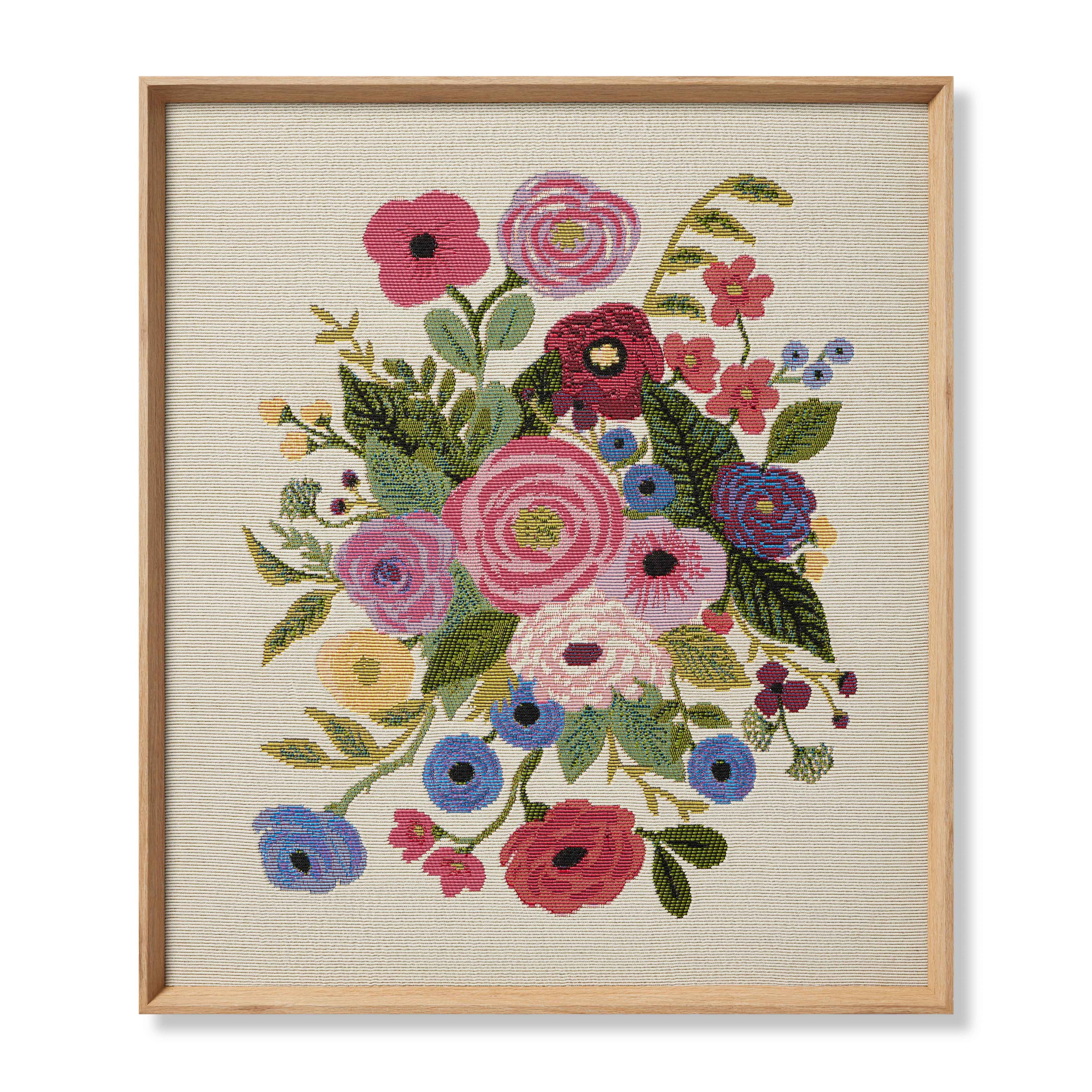 Rifle Paper Co. x Loloi Juliet Rose Wall Art large image 