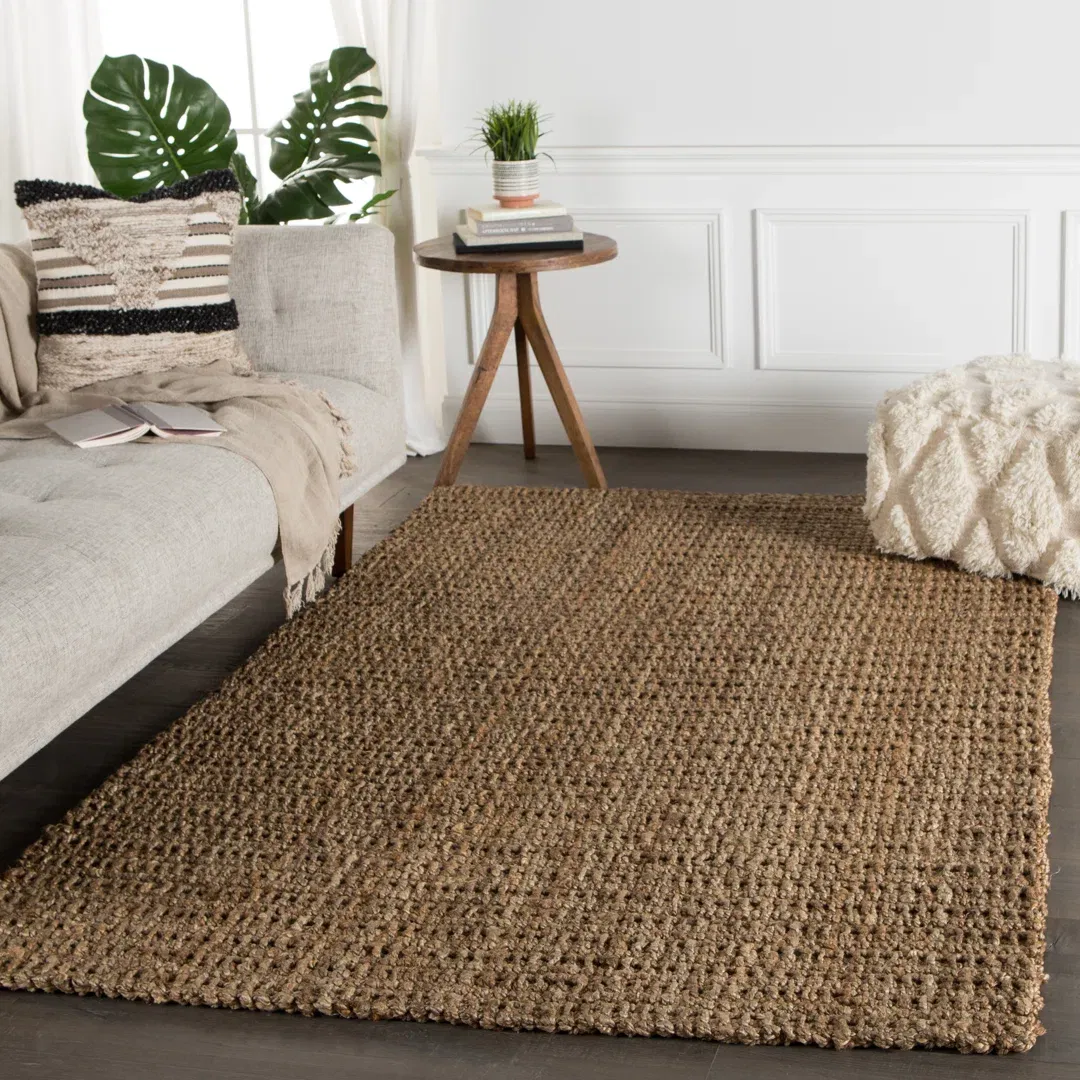 Naturals Lucia Brown Area Rug large image 