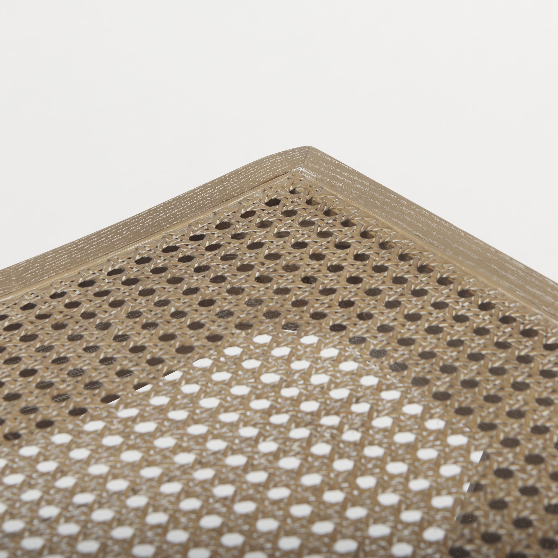 Arvin  Medium Brown Wooden Stool, Benche by Mercana, 21.65" length x 17.72" width x 18.11" height View 9