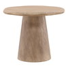 Marci Bistro Table Weathered Natural, Dining Table by Dovetail, 36" width x 30" height x 36" diameter x 36" depth thumbnail 1