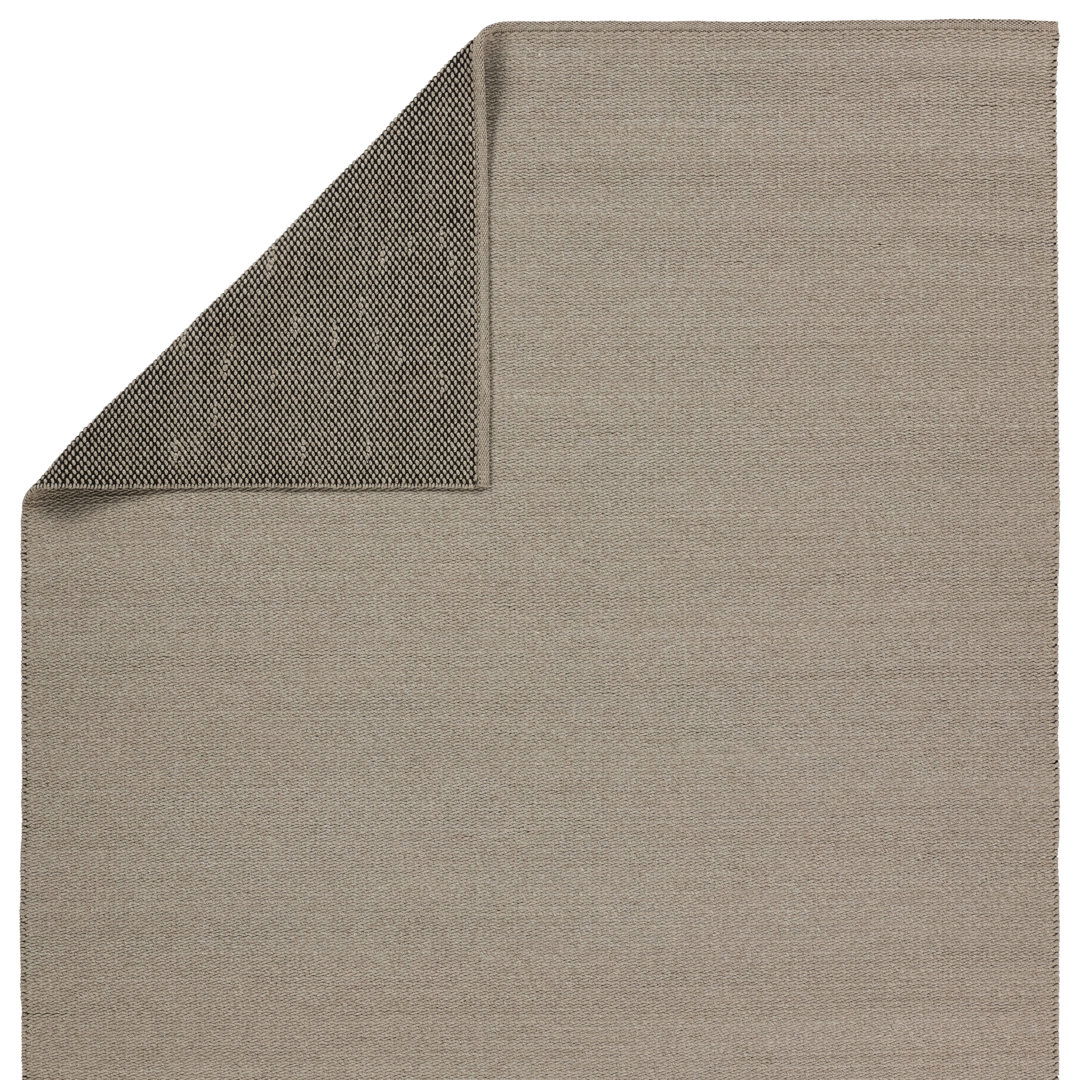 Rectangle Maverick Solid Color Hand Loomed Polypropylene/Polyester Indoor / Outdoor Area Rug in Li large image 