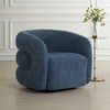 Junie Blue Swivel Barrel Chair thumbnail 4